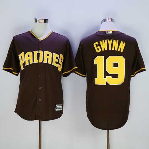 San Diego Padres #19 Tony Gwynn Coffee New Cool Base Stitched MLB Jersey,We sell and wholesale San Diego Padres #19 Tony Gwynn Coffee New Cool Base Stitched MLB Jersey on line form chian!